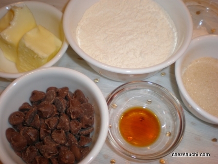 ingredients of cookies